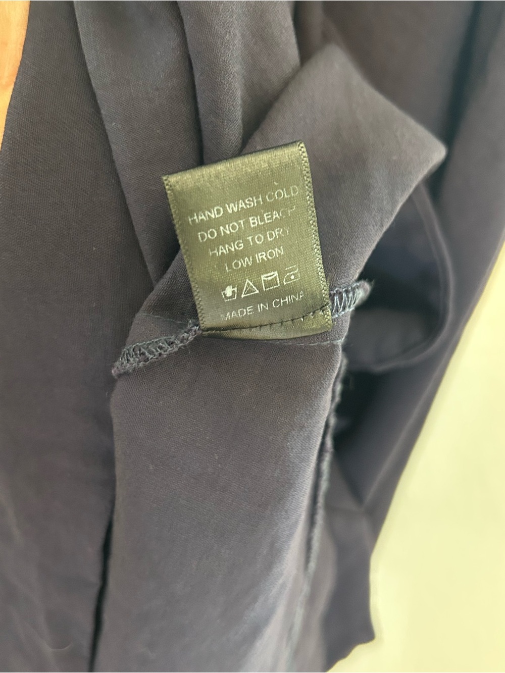 Tuckernuck Navy Maxi Dress Belted Tie Waist Pockets| Classy Academia Preppy| M - Picture 9 of 9